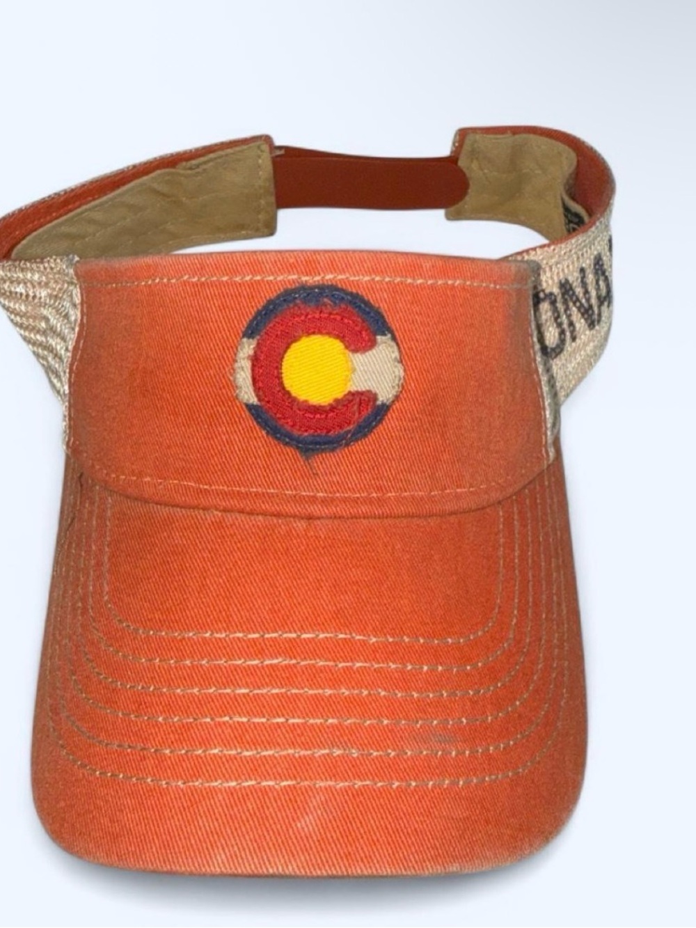 Orange Monarch Colorado State University visor